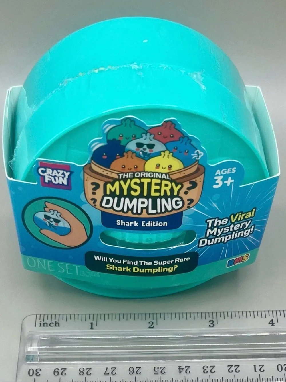 RMS Crazy Fun SHARK EDITION Surf Mystery Dumpling Bun🦈 🩵~ Blue ~ NEW & SEALED